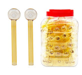 6" Heavy Yellow Color Oil Burner 60Pcs Set on Jar